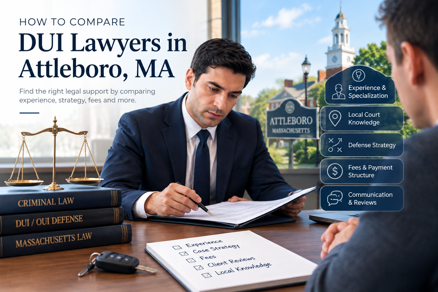 Comparing DUI Lawyers in Attleboro, MA